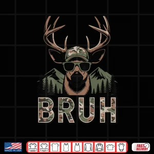 Bruh Camo Deer Hunting Camouflage Elk Buck Funny Youth Boys Shirt 4 Design Bruh Camo Deer Hunting Camouflage Elk Buck Funny Youth Boys Shirt