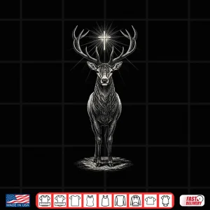 Design Deer Hunting Deer Go Outdoor Catholic Faith St. Hubert Deer Shirt