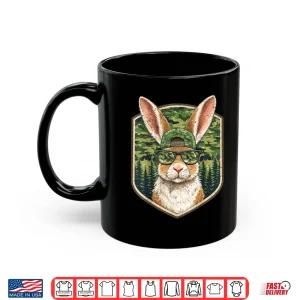 Mug Funny Rabbit Bunny Hunting Camo Happy Easter Men Kid Boy Shirt