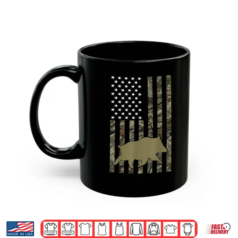 Mug Hog Hunting Shirts For Men Women Wild Boar Pig Hunter Shirt