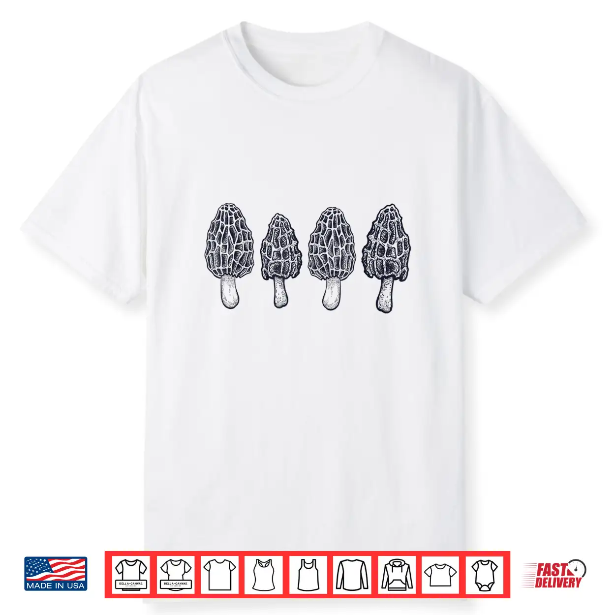 Morel Mushrooms Hunters Vintage Retro Gift Shirt Morel Mushrooms Hunters Vintage Retro Gift Shirt