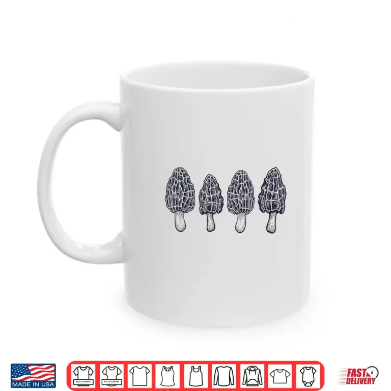 Mug Morel Mushrooms Hunters Vintage Retro Gift Shirt