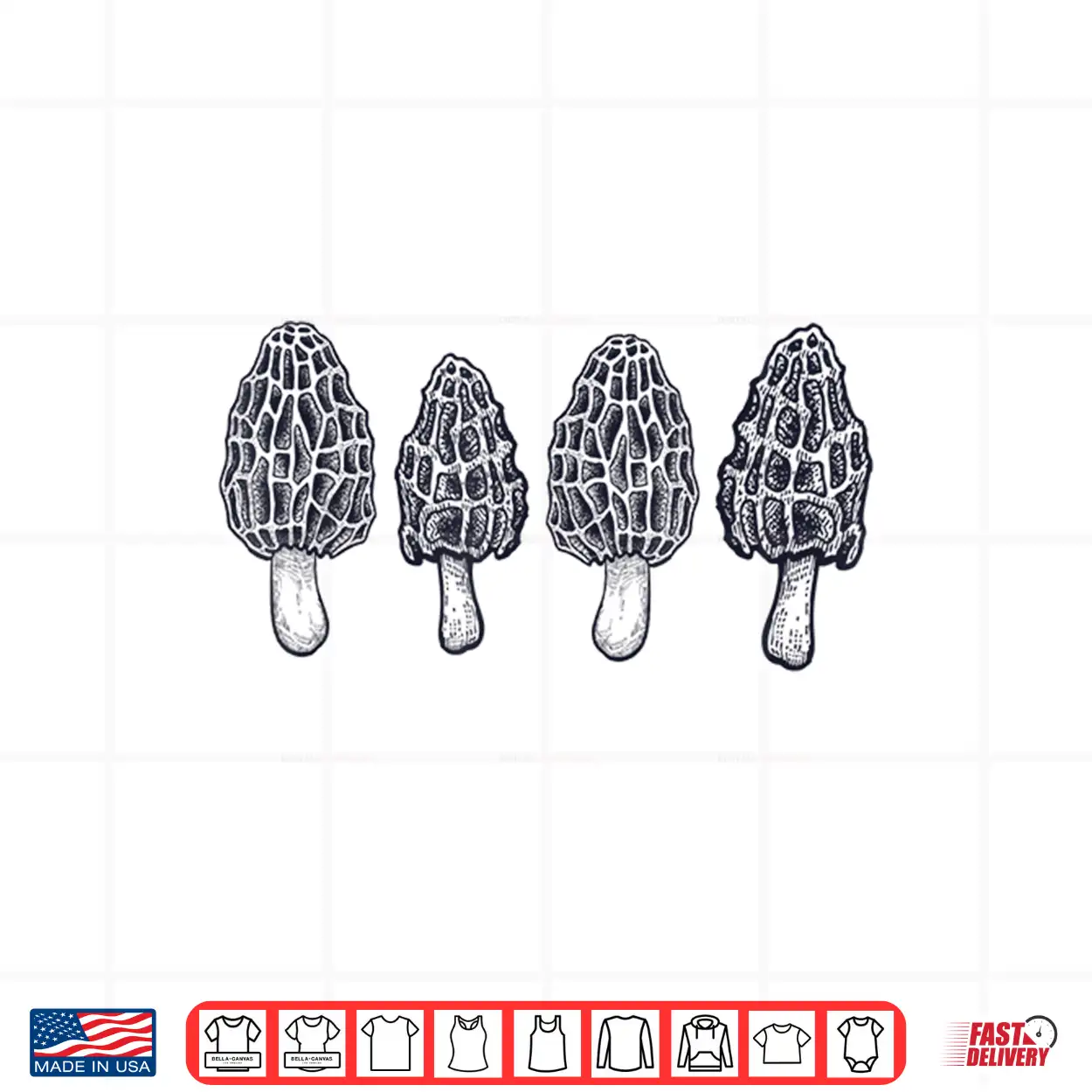 Morel Mushrooms Hunters Vintage Retro Gift Shirt Morel Mushrooms Hunters Vintage Retro Gift Shirt