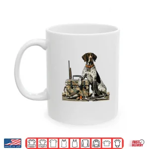Mug Old School Camo German Shorthaired Pointer Hunting Dog Mom Shirt