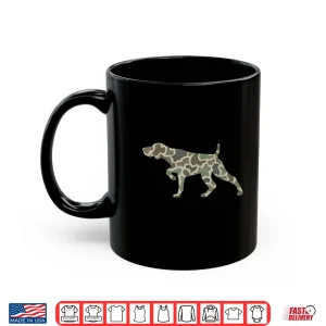 Mug Retro Camo GSP Dog German Shorthaired Pointer Hunting Season Shirt