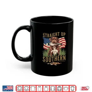 Mug Straight Up Southern Hunting Dog and Duck Design Shirt