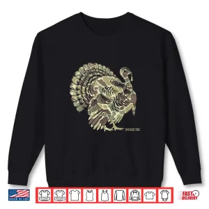 Sweatshirt Wild Turkey Camouflage Camo Turkey Hunting Camo Hunter Shirt