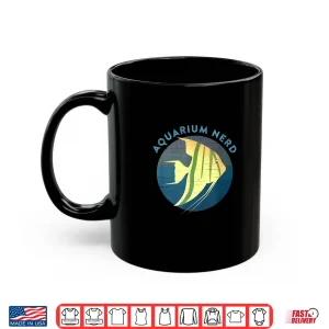 Mug Aquarium Nerd Angelfish Retro Vintage Style Freshwater Fish Shirt