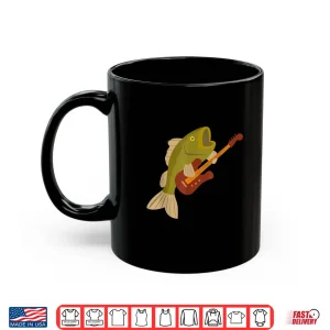 Mug Bass Bassist Fish Freshwater Music Instrument Fisherman Meme Shirt