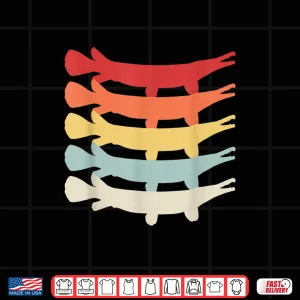 Design Alligator Gar Retro Fish Freshwater Fishing Fisherman Gift Shirt