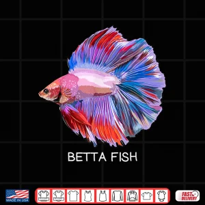 Design Betta fish Freshwater Aquarium Fish Shirt