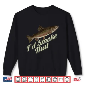 Sweatshirt Brook Trout Freshwater Fishing game fish speckled trout gift Shirt