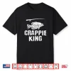 Crappie Fishing Shirt Freshwater Fish Shirt Men Women Kids