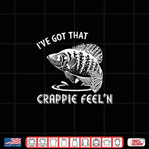 Design Crappie fishing freshwater fishing fisherman panfish Shirt