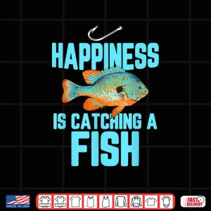 Design Funny Fishing Gift Longear Sunfish Fisherman Freshwater Fish Shirt