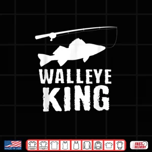 Design Funny Walleye Graphic Freshwater Fishing Gift Men Women Kids Shirt