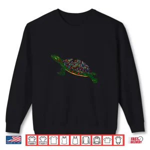 Sweatshirt Painted Turtle Shirt Freshwater Turtle Aquarium Tee