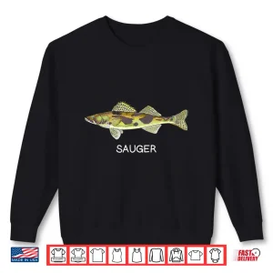 Sweatshirt Sauger Freshwater Game Fish Shirt