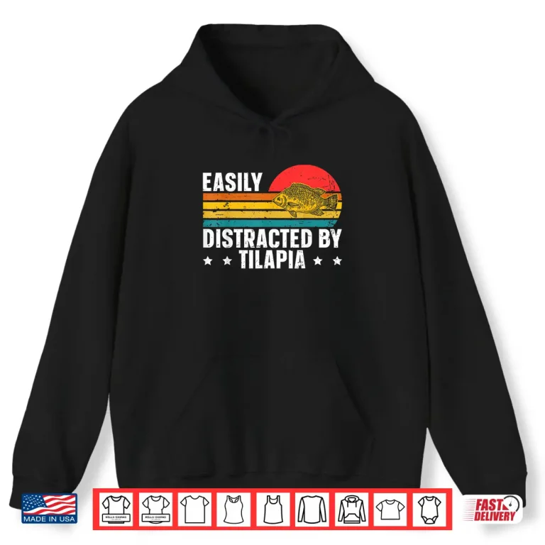 Hoodie Tilapia Freshwater Fish Love Design for a Tilapia lover Shirt
