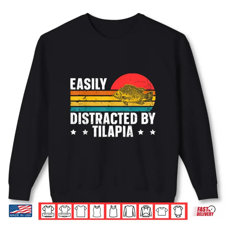 Sweatshirt Tilapia Freshwater Fish Love Design for a Tilapia lover Shirt