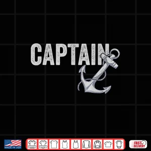 Design Trust Me I am the Captain on back Captain on front Shirt