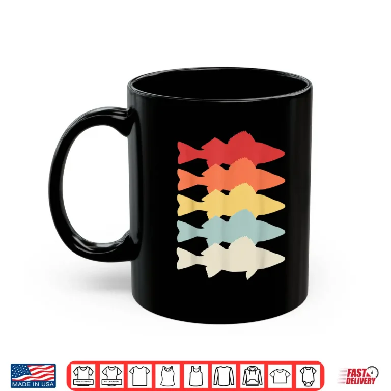 Mug Walleye Fishing Graphic Vintage Freshwater Fish Gift Shirt