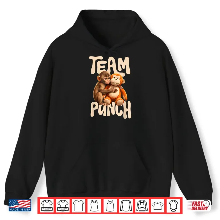 Hoodie Baby Monkey Punch Team Punch Shirt