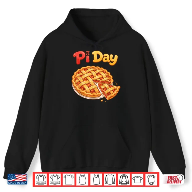 Hoodie Life is a Piece of Pi Funny Pi Day 3.14 Teacher Kids Pie Day Shirt