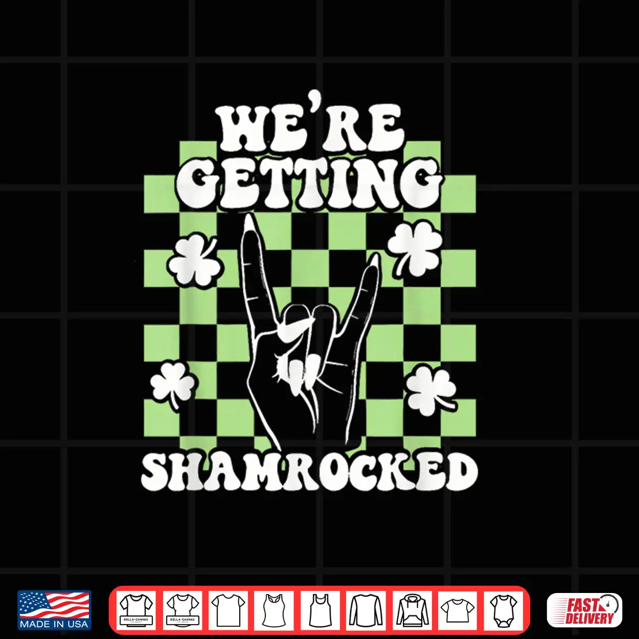 We’Re Getting Shamrocked St Patricks Day Bachelorette Party Shirt We’Re Getting Shamrocked St Patricks Day Bachelorette Party Shirt