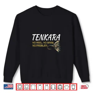 Sweatshirt Black Fly Tenkara Fly Fishing Shirts Hoodies Shirt