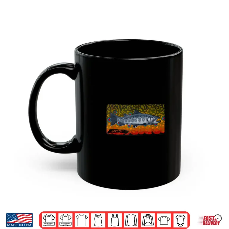 Mug Contemporary Brook Trout Fly Fishing Shirt Derek DeYoung