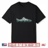 Fisherman Forest Nature Outdoor Wildlife Trout Fly Fishing Shirt