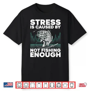 Funny Fishing Design For Men Women Bass Fly Fishing Lovers Shirt