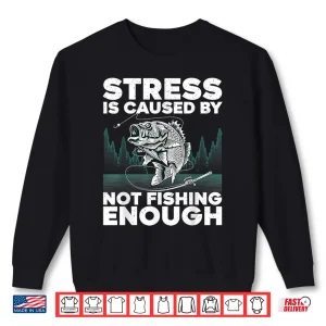 Sweatshirt Funny Fishing Design For Men Women Bass Fly Fishing Lovers Shirt