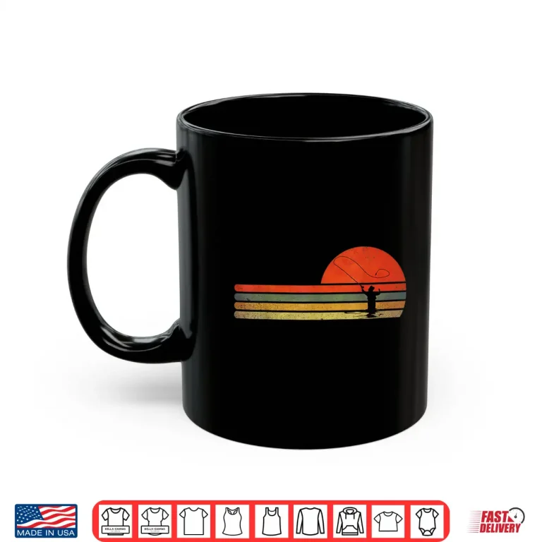 Mug Retro vintage fly fishing fly Fishing Lover Gift Shirt