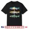 Trout Fly Fishing Graphic Tees Fisherman Outdoor Nature Mens Shirt