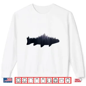 Sweatshirt Trout Shirt Fly Fishing Nature Outdoor Fisherman Gift Shirt