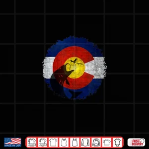 Design Colorado Flag Shirt with Fly Fishing Design
