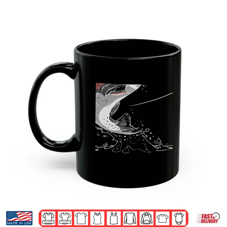Mug Fishing T Shirt Fish Jumping Fly Fishing