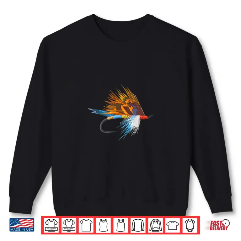 Sweatshirt Fly Fishing Trout Fly Tie Art Fisherman Fly Fish Hook Art Shirt