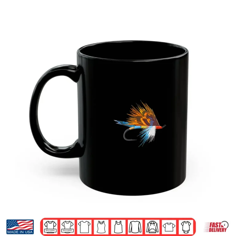 Mug Fly Fishing Trout Fly Tie Art Fisherman Fly Fish Hook Art Shirt
