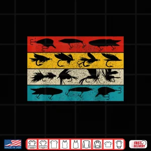 Design Fly Fishing Vintage Trout Salmon Fishing Fisherman Gift Men Shirt