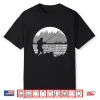Funny Bigfoot Fishing Cool Sasquatch Fly Fishing Fisherman Shirt