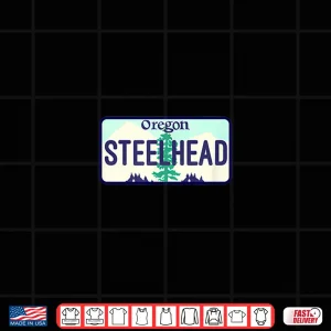 Design STEELHEAD Oregon Fly Fishing Tshirt