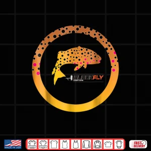 Design Trout Skin Shirt Fly Fishing Gear Wear with Waders or Vest