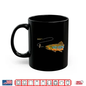 Mug Brook Trout Fly Fishing Shirts Gifts by Black Fly Shirt