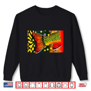 Sweatshirt Custom Brook Trout Fly Fishing Shirts Hoodies by Black Fly Shirt