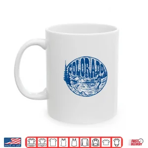 Mug Colorado Vintage Fly Fishing Retro Trout Stream Outdoor Shirt