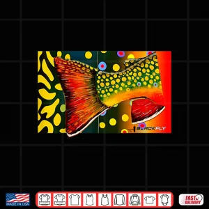 Design Custom Brook Trout Fly Fishing Shirts Hoodies by Black Fly Shirt