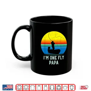 Mug Fly Fishing Gift for Dad Papa Father Mens Fly Fishing Shirt